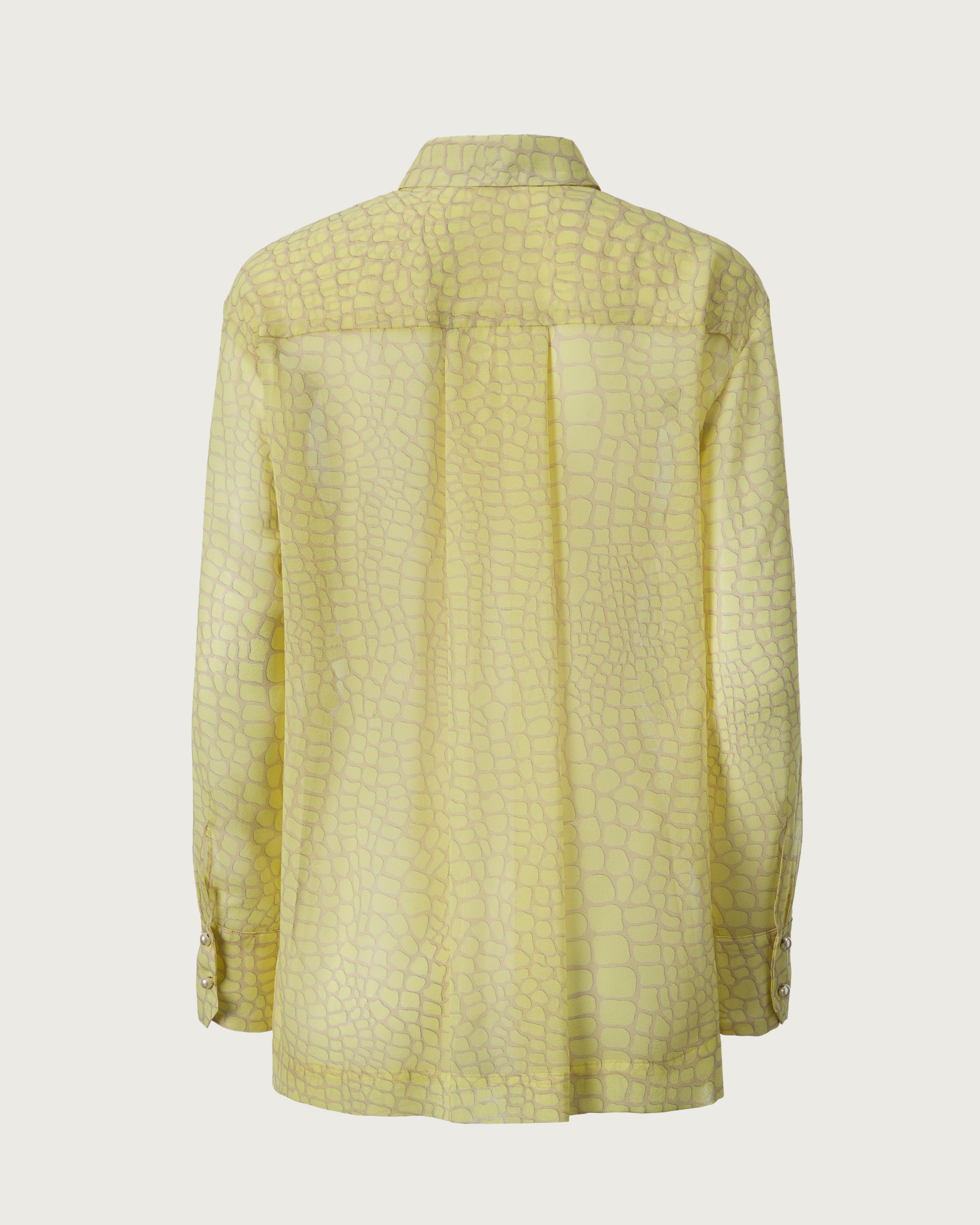 Camasa Croco din Georgette de Matase