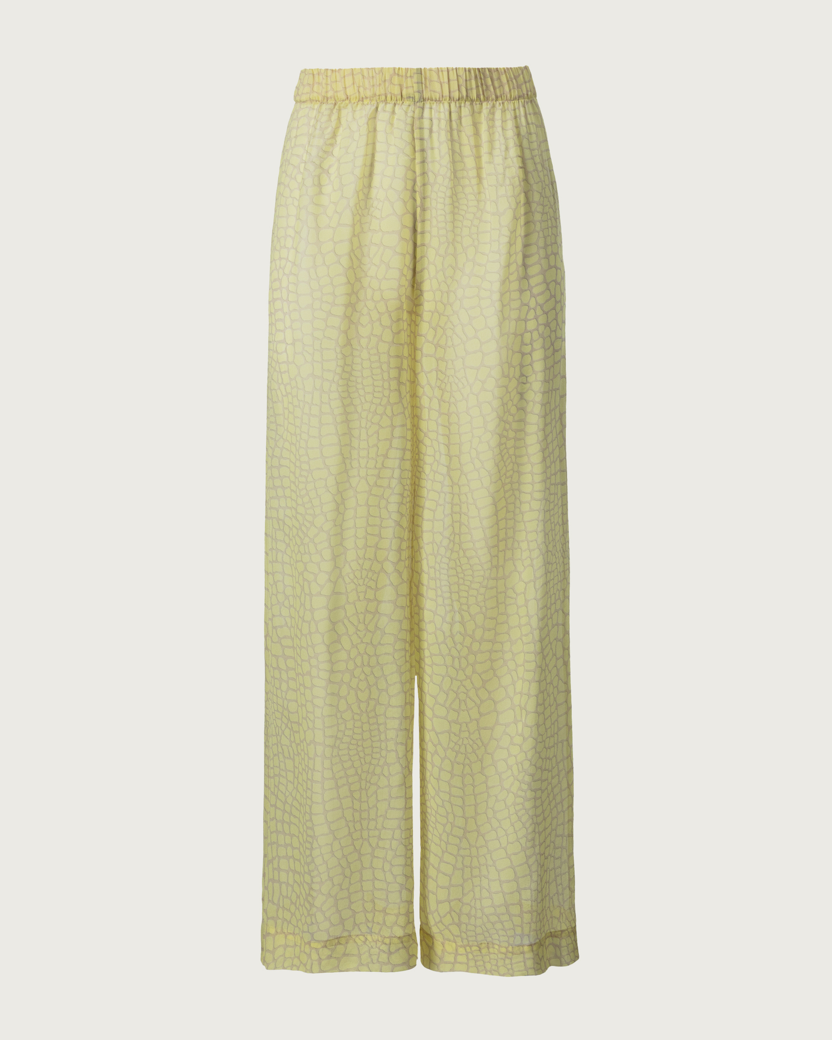 Pantaloni Croco din Georgette de Matase
