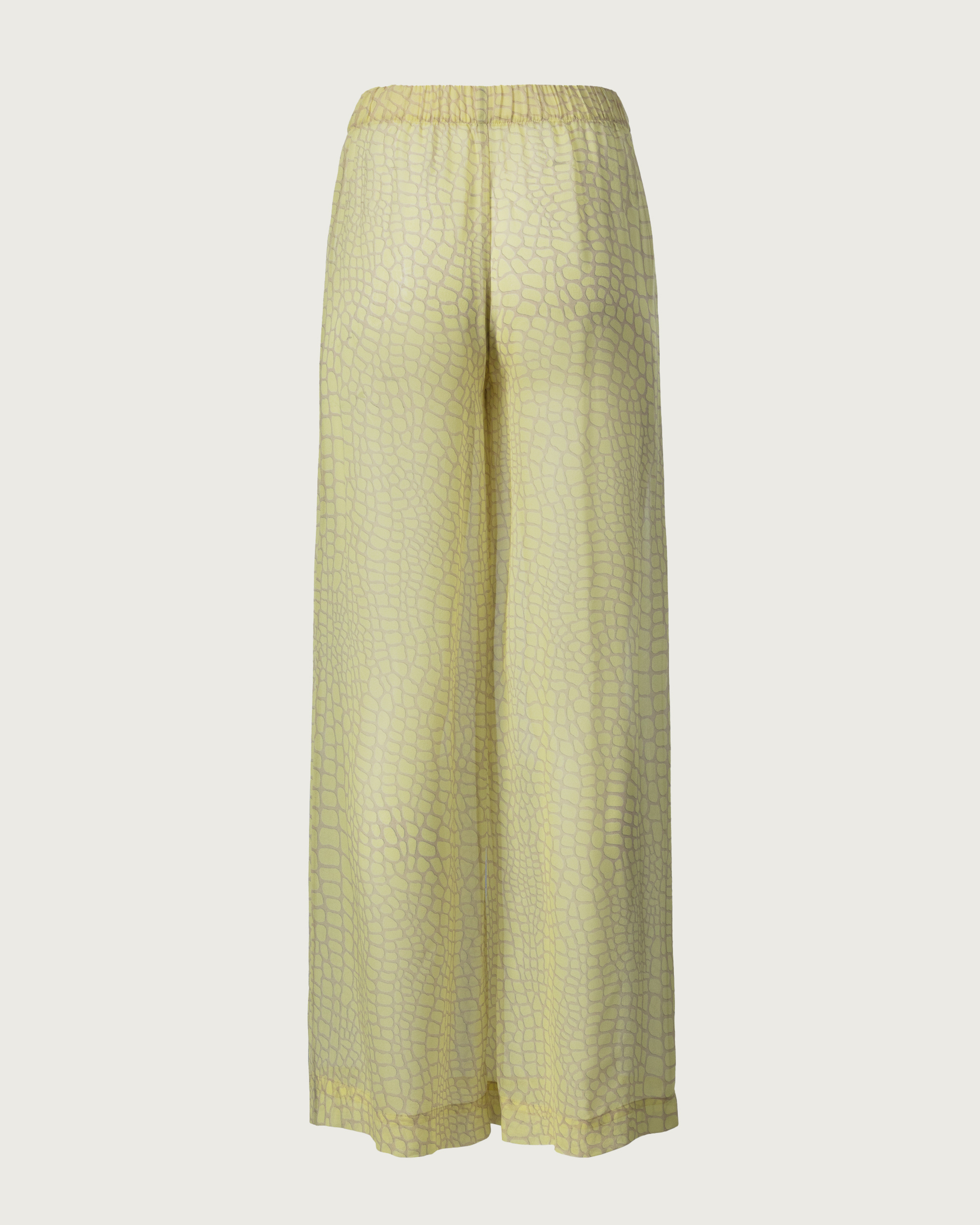 Pantaloni Croco din Georgette de Matase