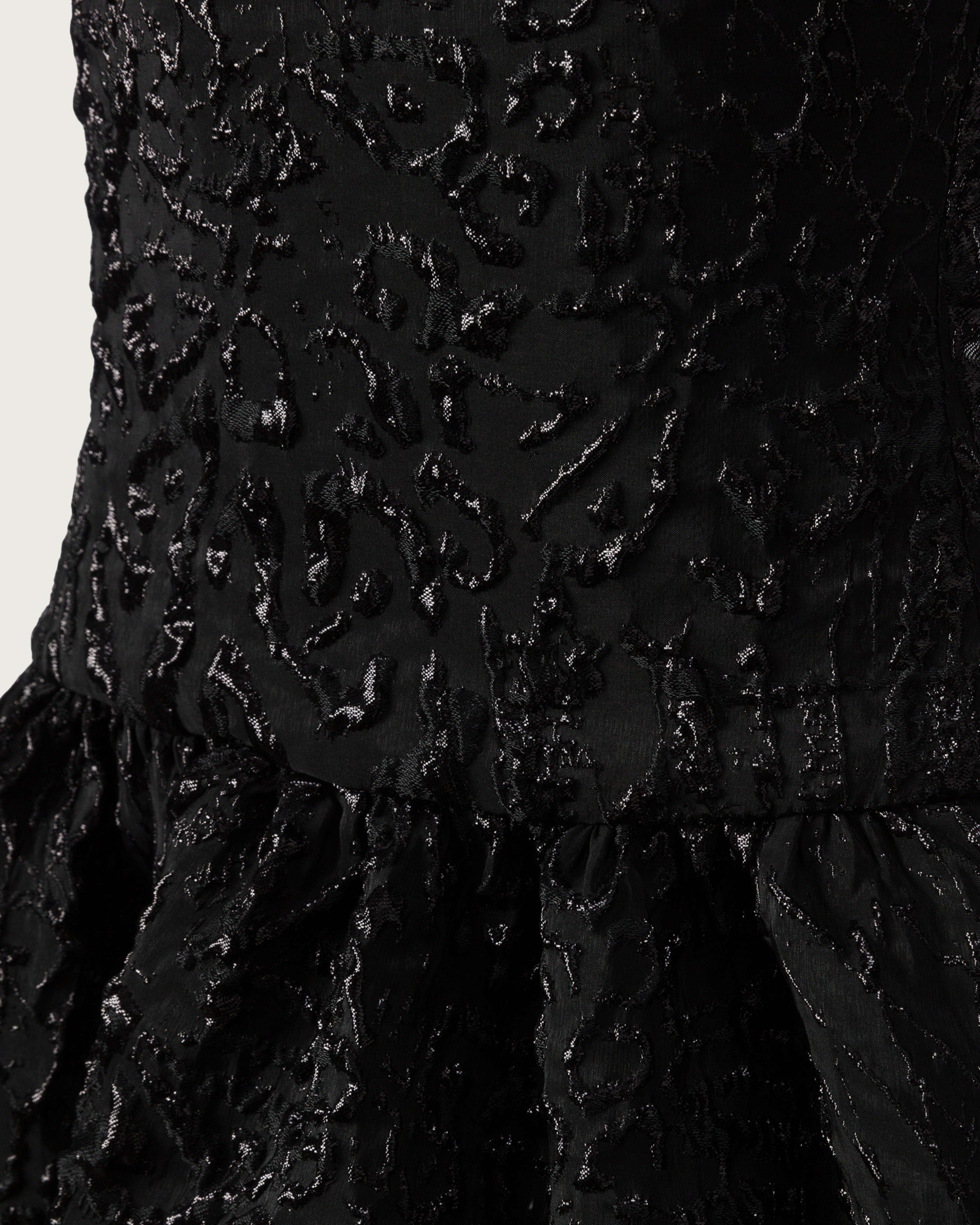 Rochie Mini Tip Balon Jacquard