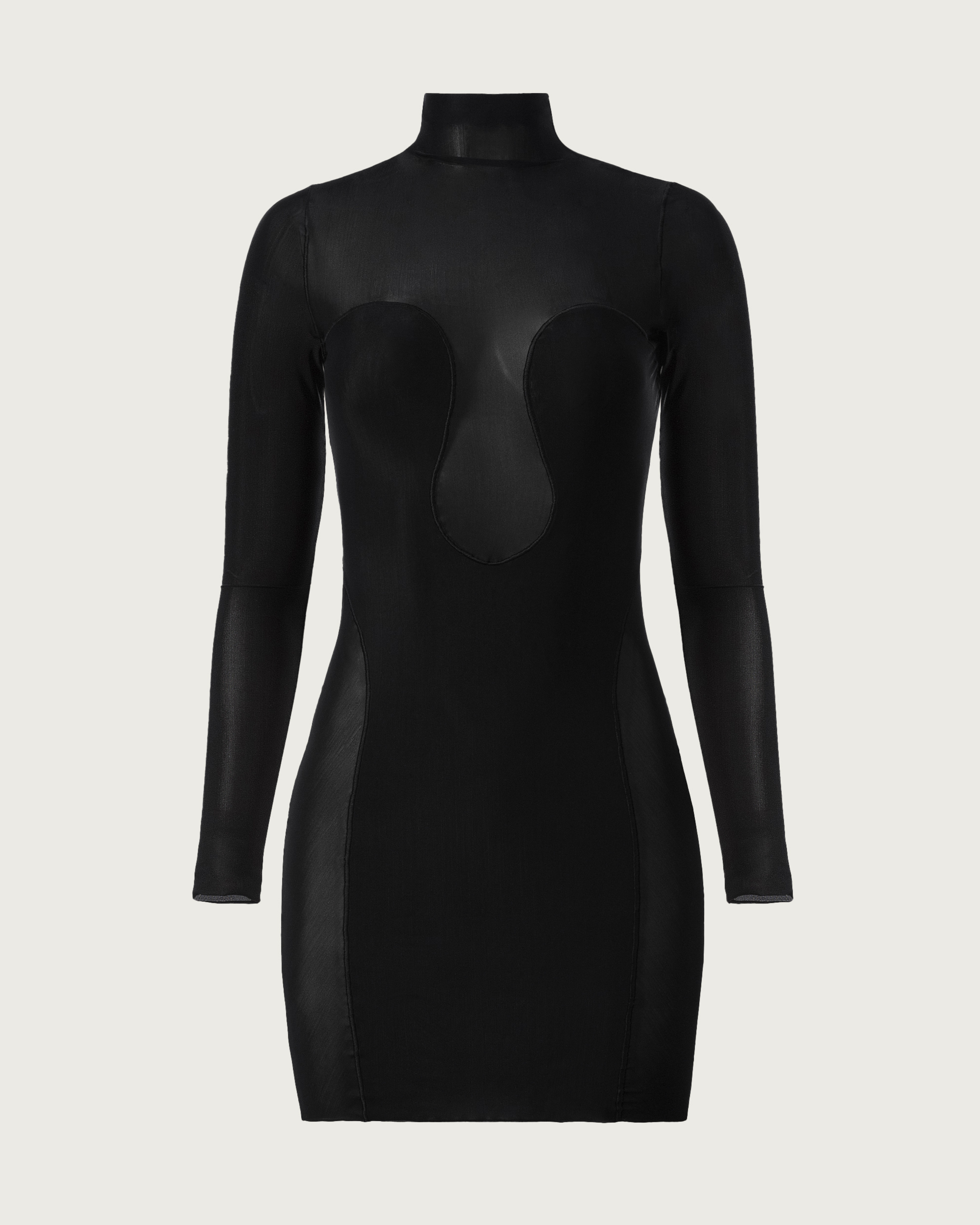 Rochie Mini Hourglass Transparenta