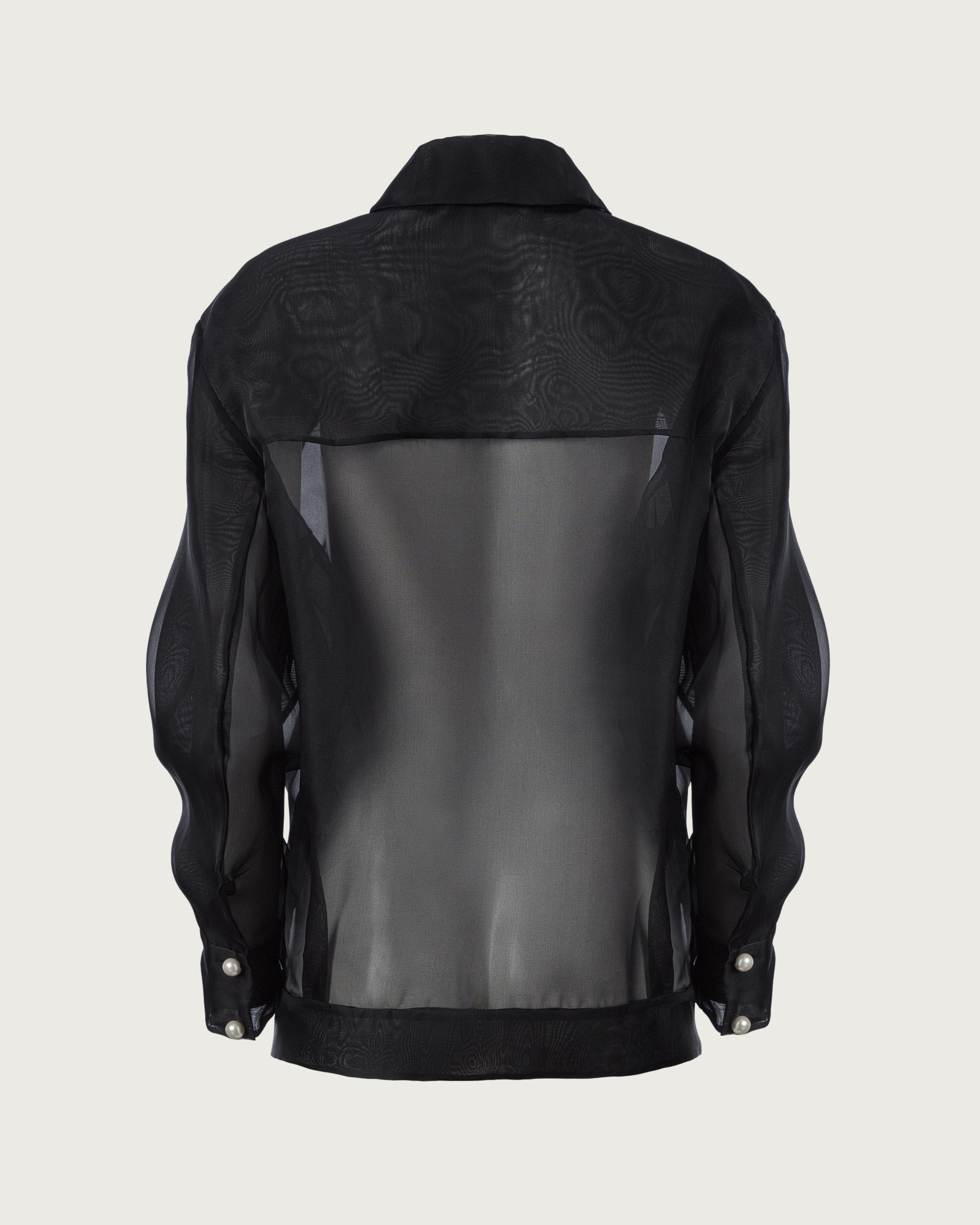 Geaca Bomber din Organza si Perle