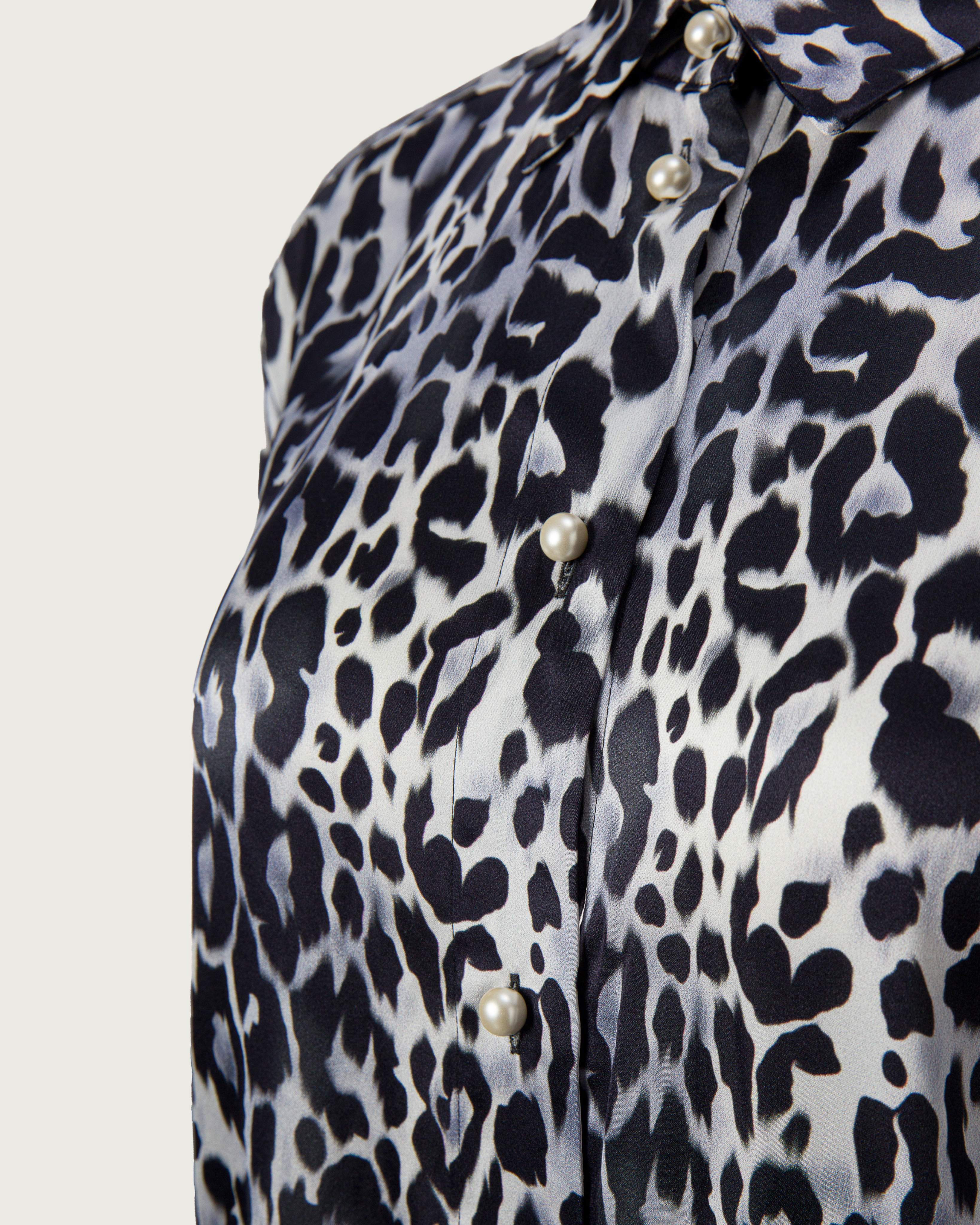 Camasa Leo din Satin de Matase