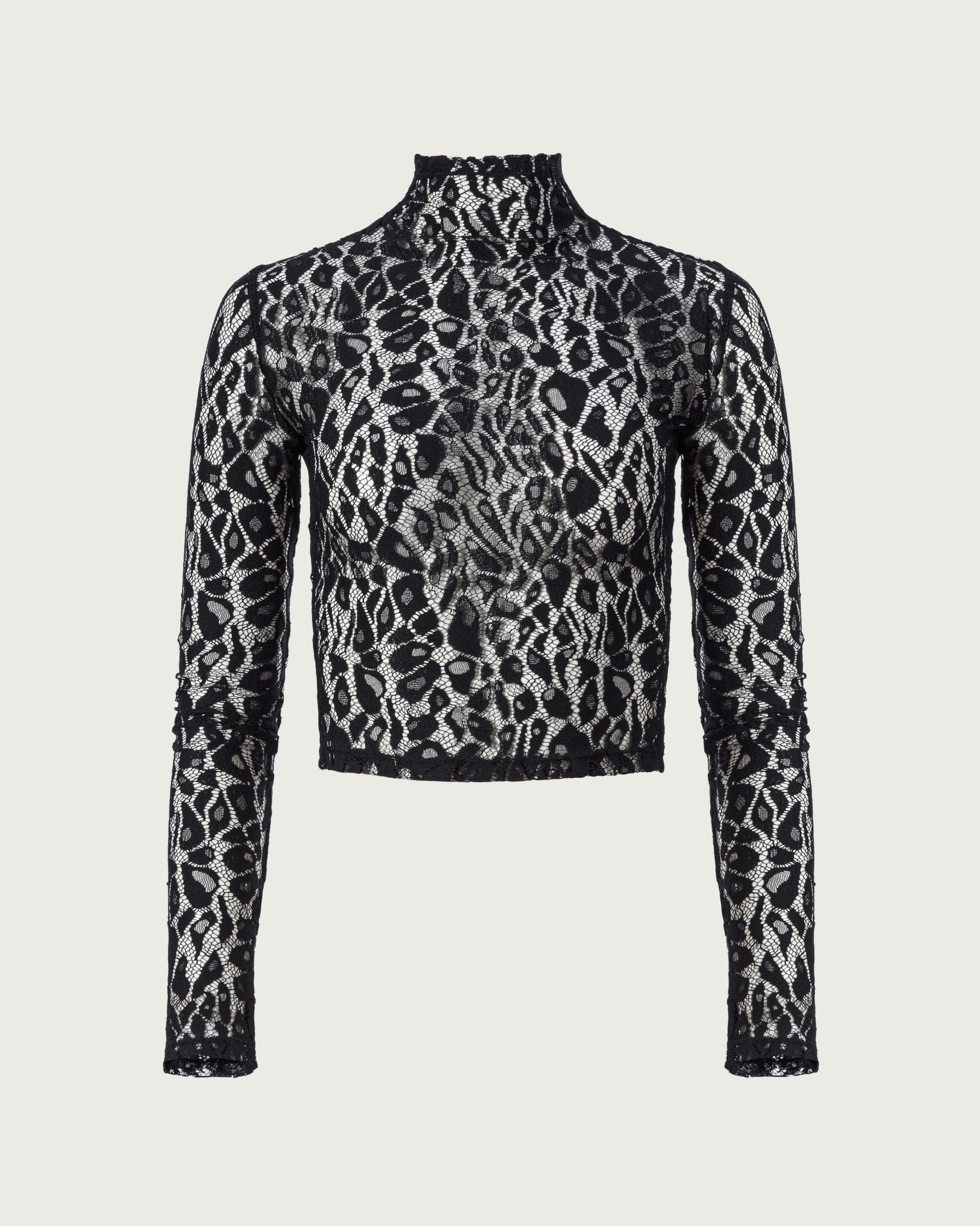 Top Animalier din Dantela Elastica