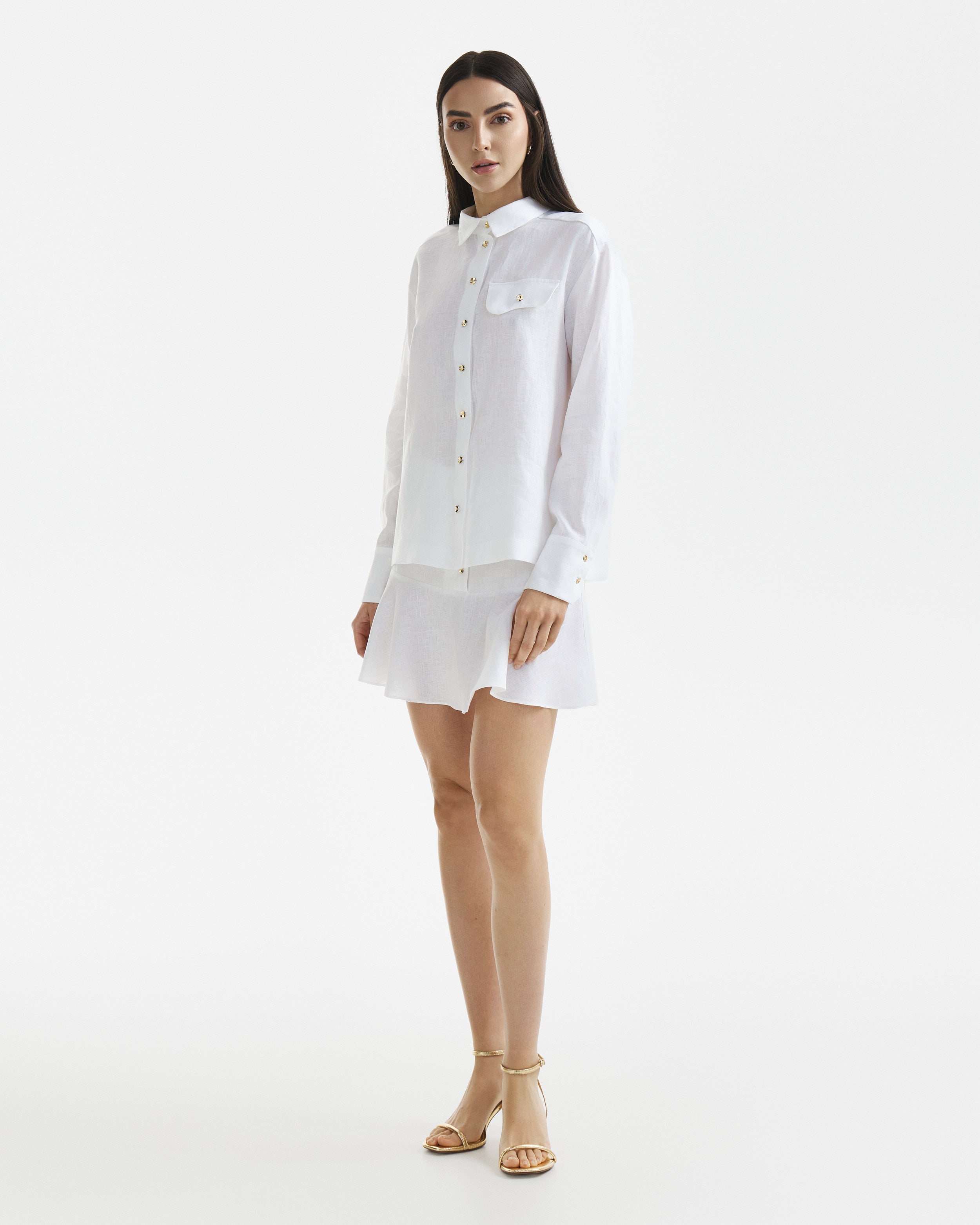 Camasa Wave din In White