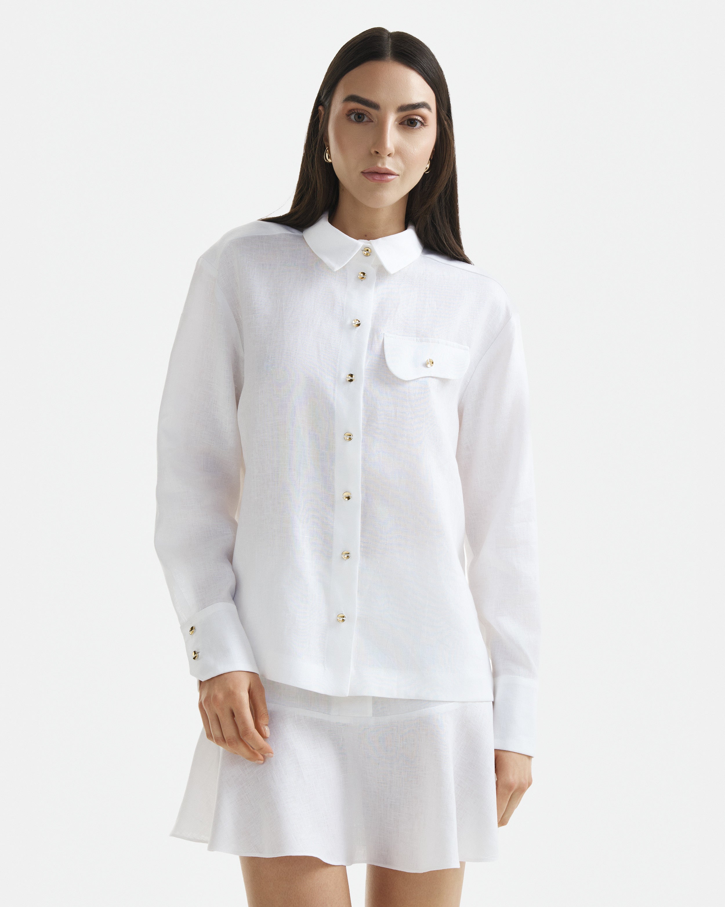 Camasa Wave din In White
