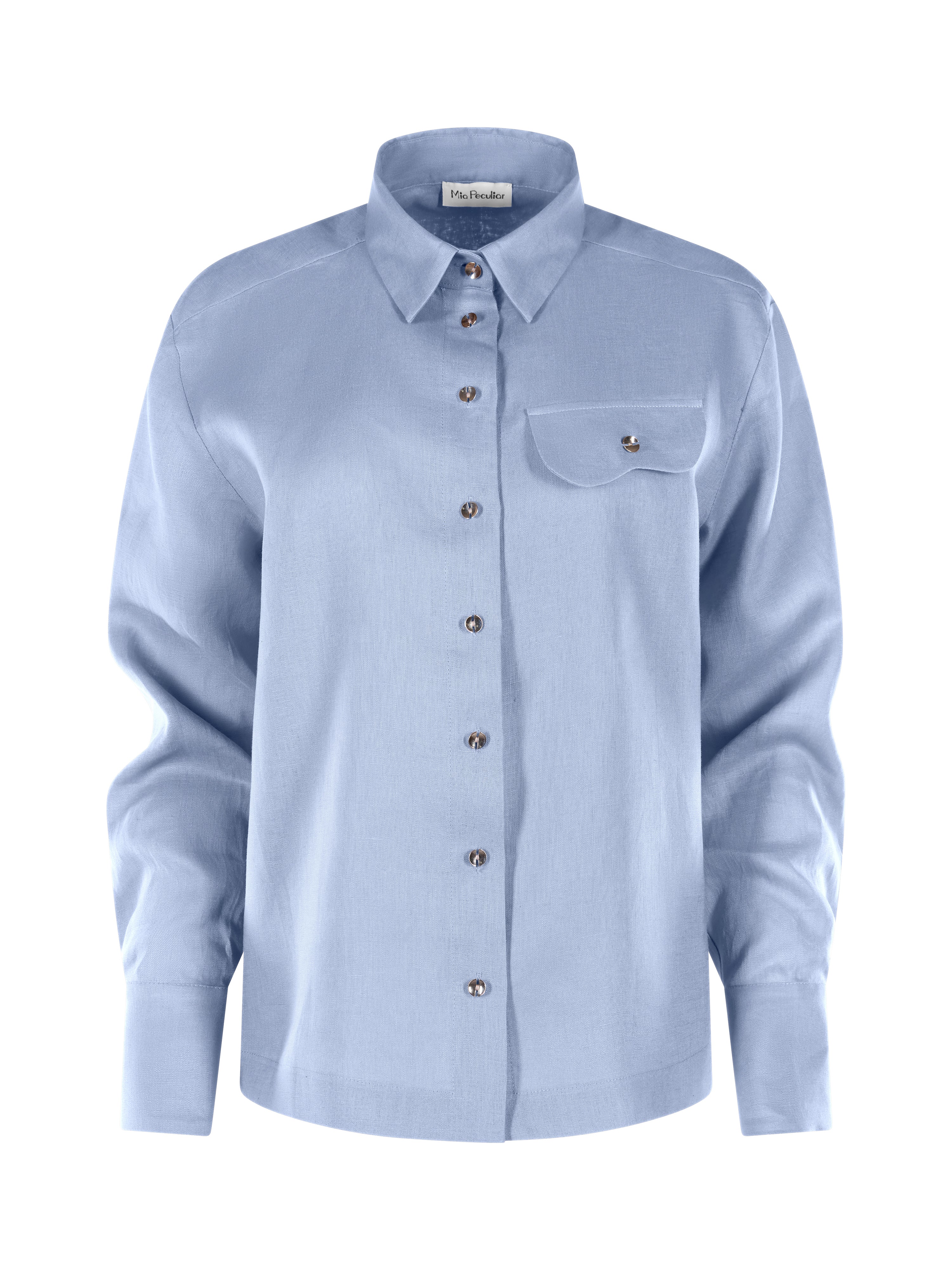 Camasa Wave din In Icy Blue