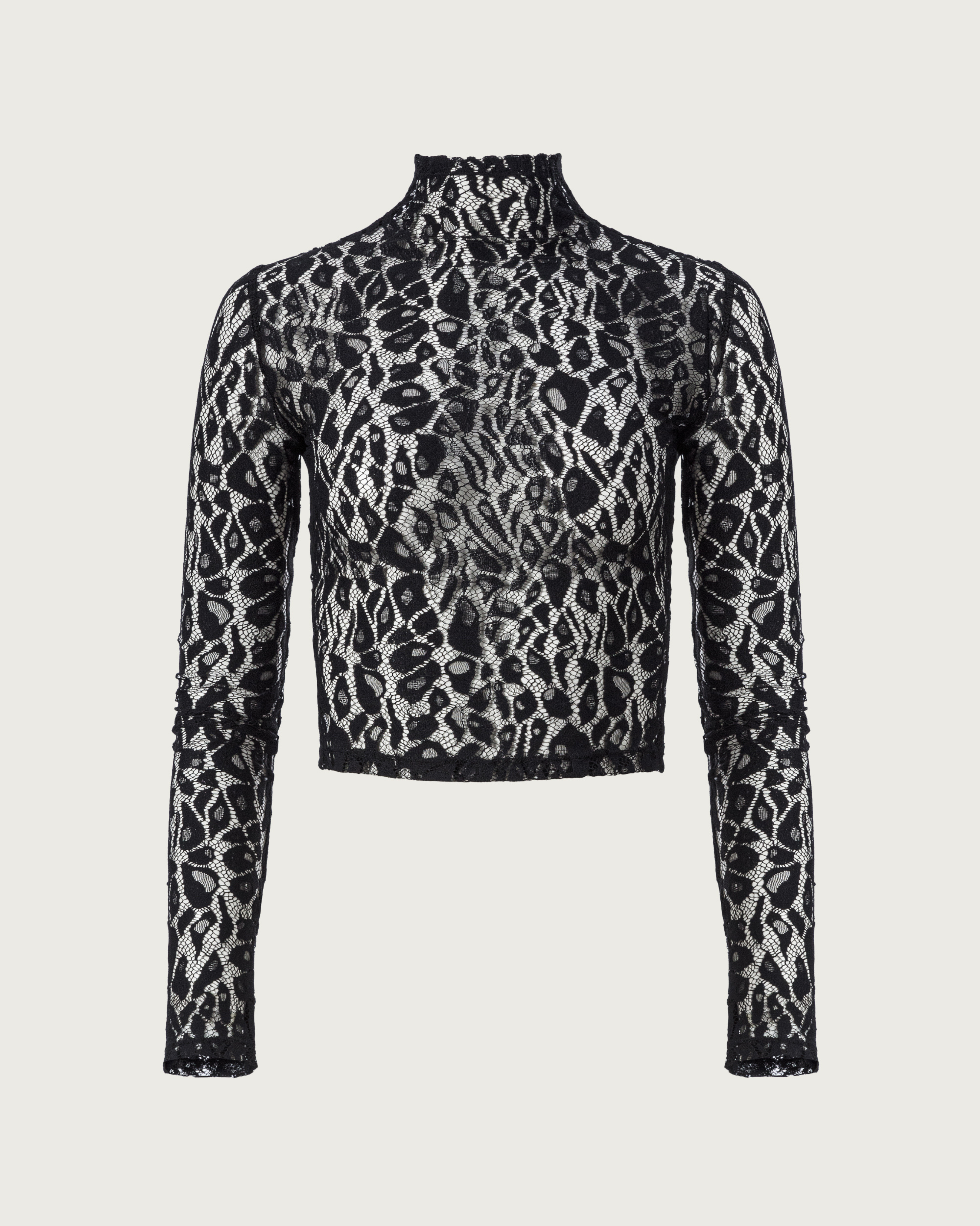 Animalier Stretch-Lace Top