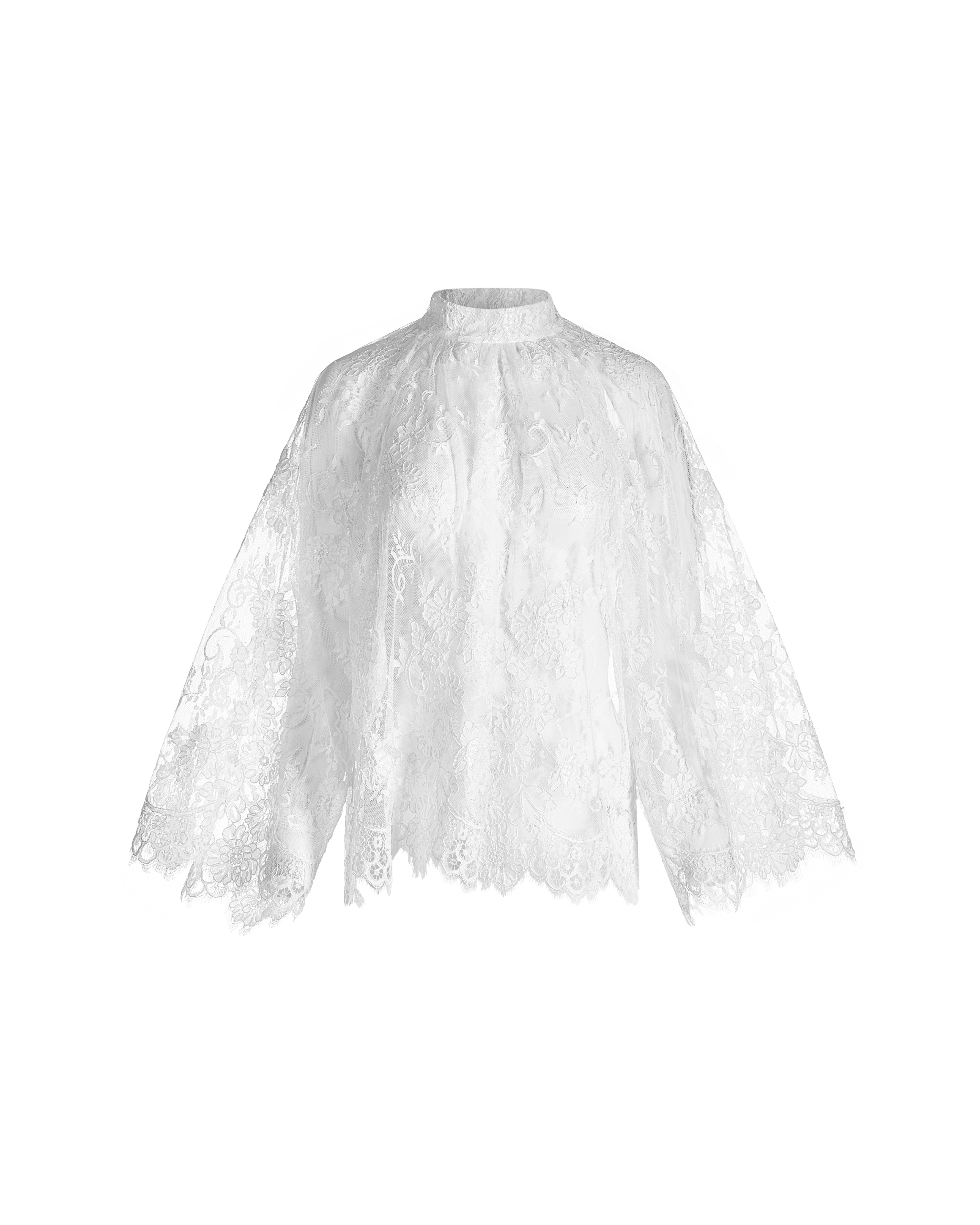 Bluza cu Dantela Florala