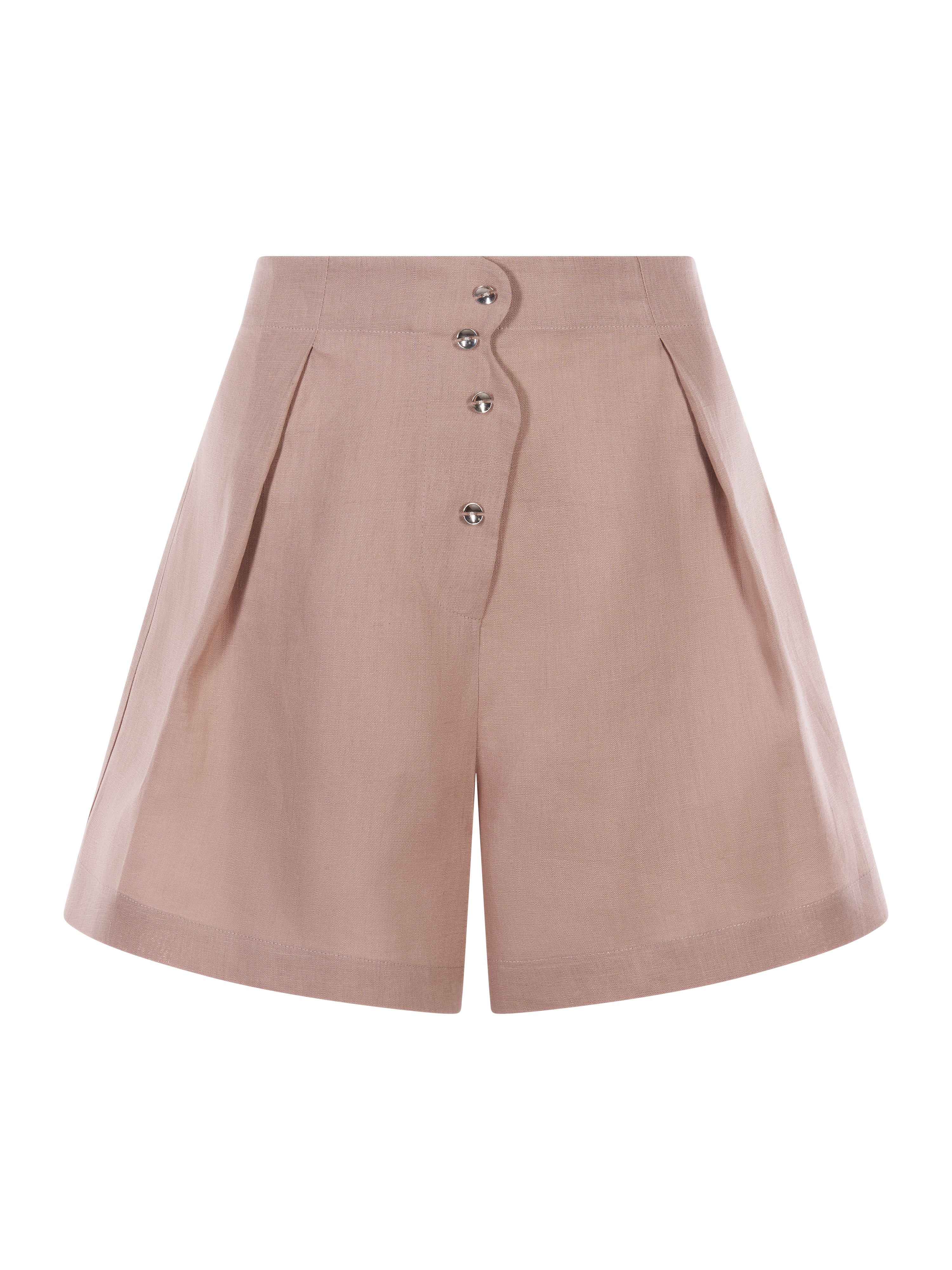 Pantaloni Scurti Wave Din In Warm Taupe